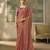 Gold luxurious party wear saree