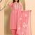 Ethnic Motifs Printed Regular Mirror Work Kurta with Trousers & With Dupatta