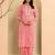 Ethnic Motifs Printed Regular Mirror Work Kurta with Trousers & With Dupatta