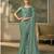 Green luxurious party wear saree