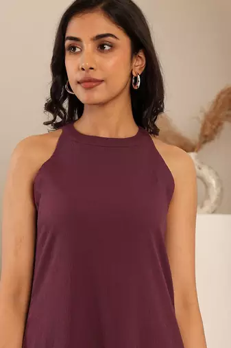 Women Regular Silk Crepe Kurta with Trousers