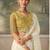 Silver luxurious party wear saree