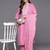 Women Floral Printed Thread Work Pure Cotton Kurta with Trousers & With Dupatta