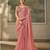 Peach luxurious party wear saree
