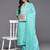 Floral Printed Mirror Work Pure Cotton Kurta with Trousers & Dupatta