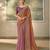 Mauve luxurious party wear saree