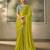 Green luxurious party wear saree