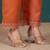 Mandarin Collar Pure Cotton Straight Kurti With Palazzo