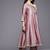 Ethnic Motifs Embroidered Zari Pleated Kurta With Trousers & Dupatta