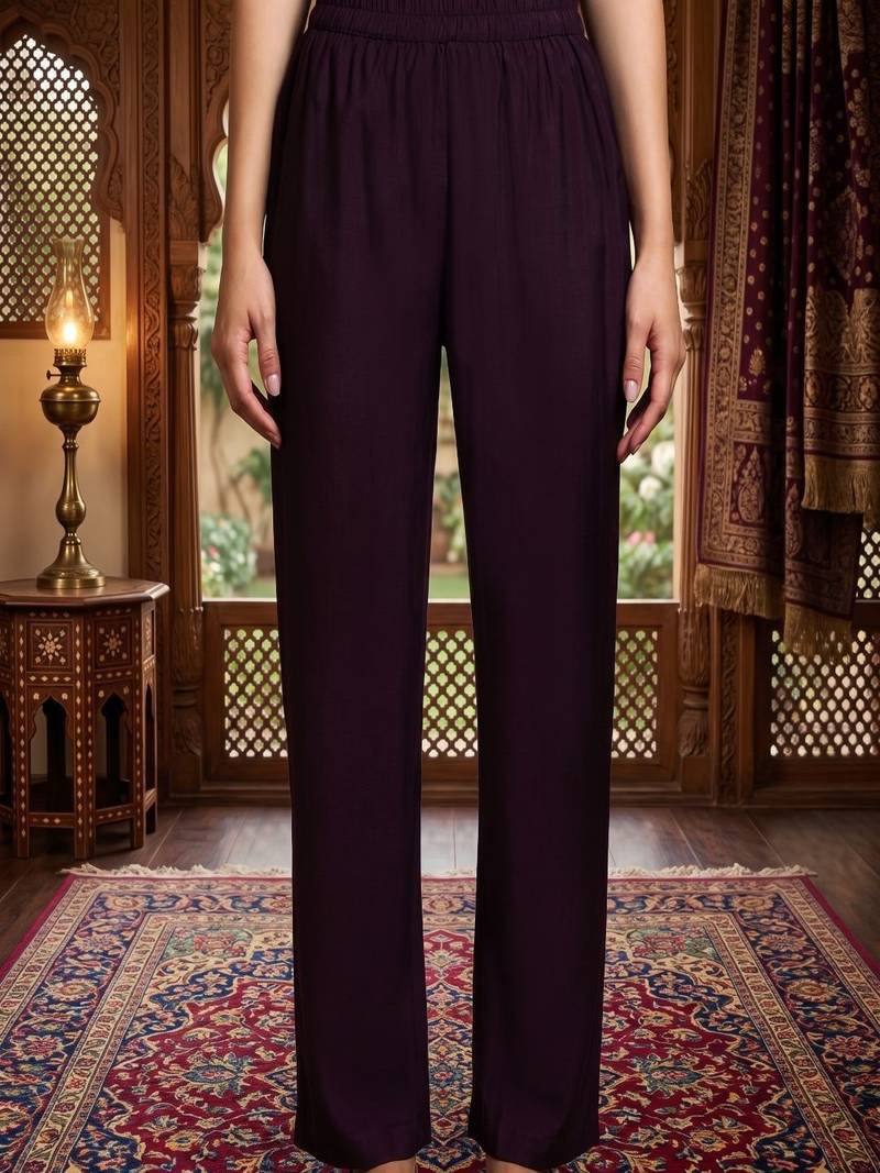 Women Ethnic Motifs Printed Regular Thread Work Kurta with Trousers