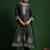 Floral Yoke Design Round Neck A-Line Kurta With Trousers And Dupatta