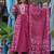 Ethnic Motifs Printed Mirror Work Pure Cotton Kurta with Trousers & Dupatta