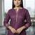 Women Embroidered Regular Thread Work Kurta with Trousers