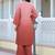 Ombre Dyed V-Neck Straight Kurta With Trousers