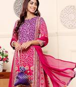 Women Floral Embroidered Regular Gotta Patti Kurta with Trousers & Dupatta
