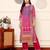 Women Floral Embroidered Regular Gotta Patti Kurta with Trousers & Dupatta