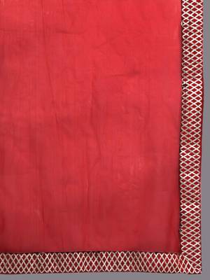 Ethnic Motifs Embroidered Regular Kurta with Trousers & With Dupatta 4