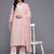 Floral Embroidered Panelled Thread Work Pure Cotton Kurta With Trousers & Dupatta