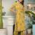 Women Floral Printed Regular Mirror Work Pure Cotton Kurta with Salwar & With Dupatta