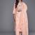 Floral Embroidered Sequinned Pure Cotton Kurta with Trousers & Dupatta