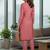 Women Embroidered Regular Thread Work Kurta with Trousers