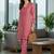 Women Embroidered Regular Thread Work Kurta with Trousers