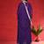 Floral Yoke Design Chanderi Silk Zari Straight Kurta With Trousers & Dupatta