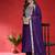 Floral Yoke Design Chanderi Silk Zari Straight Kurta With Trousers & Dupatta