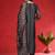 Printed Chanderi Silk Round Neck Straight Kurta With Trousers & Dupatta