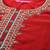 Floral Yoke Design Sequinned Kurta With Trousers & Dupatta