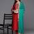 Floral Yoke Design Sequinned Kurta With Trousers & Dupatta