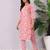 Floral Printed Round Neck Pure Cotton Straight Kurta With Trouser & Dupatta