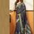 Gray soft cotton jacquard woven with jhallar saree collection