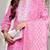 Women Floral Embroidered Regular Thread Work Pure Cotton Kurta with Trousers & With Dupatta