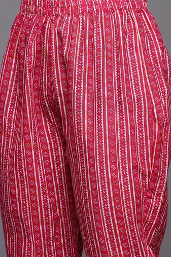 Floral Printed Regular Pure Cotton Kurta with Trousers & Dupatta