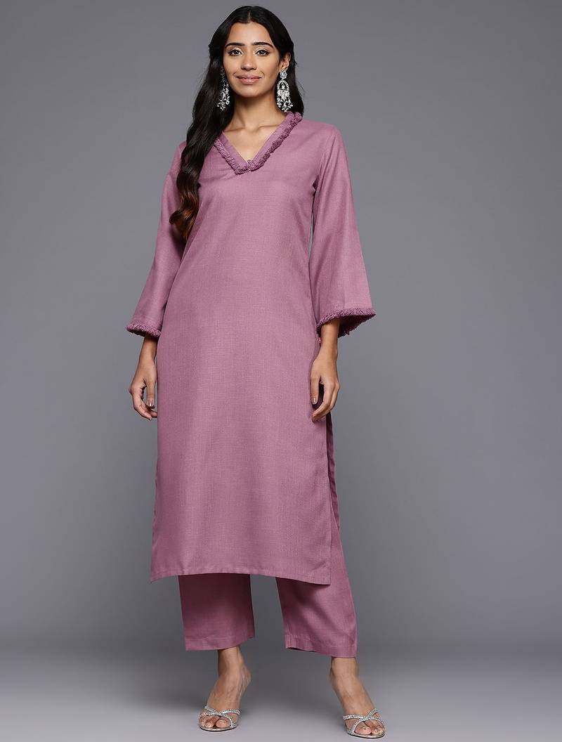 Flared Sleeves Kurta with Trousers