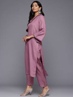 Flared Sleeves Kurta with Trousers 4