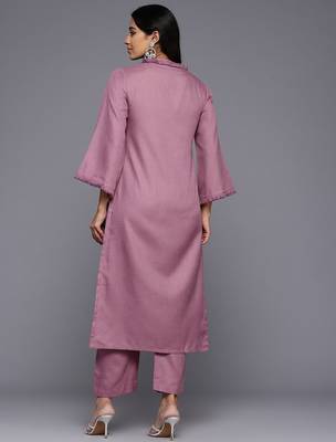 Flared Sleeves Kurta with Trousers 5