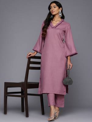 Flared Sleeves Kurta with Trousers 6