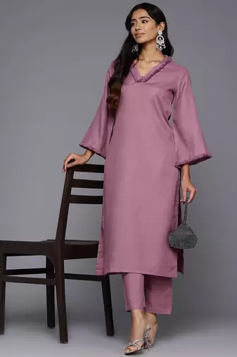 Flared Sleeves Kurta with Trousers
