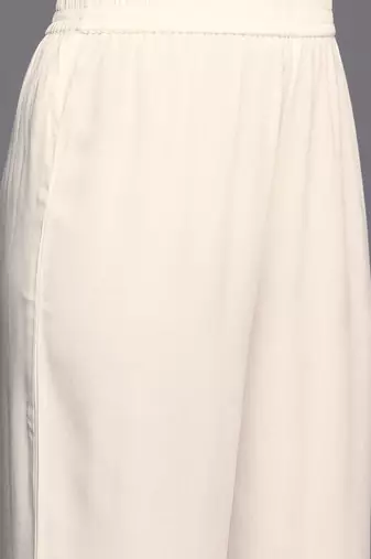Floral Embroidered Zari Kurta With Palazzos & Dupatta