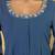 Women Panelled Thread Work Anarkali Republic Day Kurta with Palazzos & Fringed Dupatta