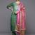Geometric Woven Design Thread Work Straight Kurta With Trousers & Dupatta