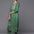 Geometric Woven Design Thread Work Straight Kurta With Trousers & Dupatta