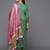 Geometric Woven Design Thread Work Straight Kurta With Trousers & Dupatta