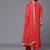 Ethnic Motifs Zari Embroidered Sequinned Yoke Kurta & trouser With Dupatta