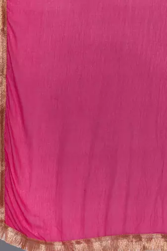 Zari Embroidered Sequinned Kurta & Trousers With Dupatta