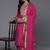Zari Embroidered Sequinned Kurta & Trousers With Dupatta