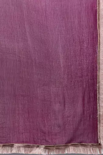 Thread & Zari Embroidered A-Line Kurta & Trousers With Dupatta