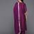 Thread & Zari Embroidered A-Line Kurta & Trousers With Dupatta